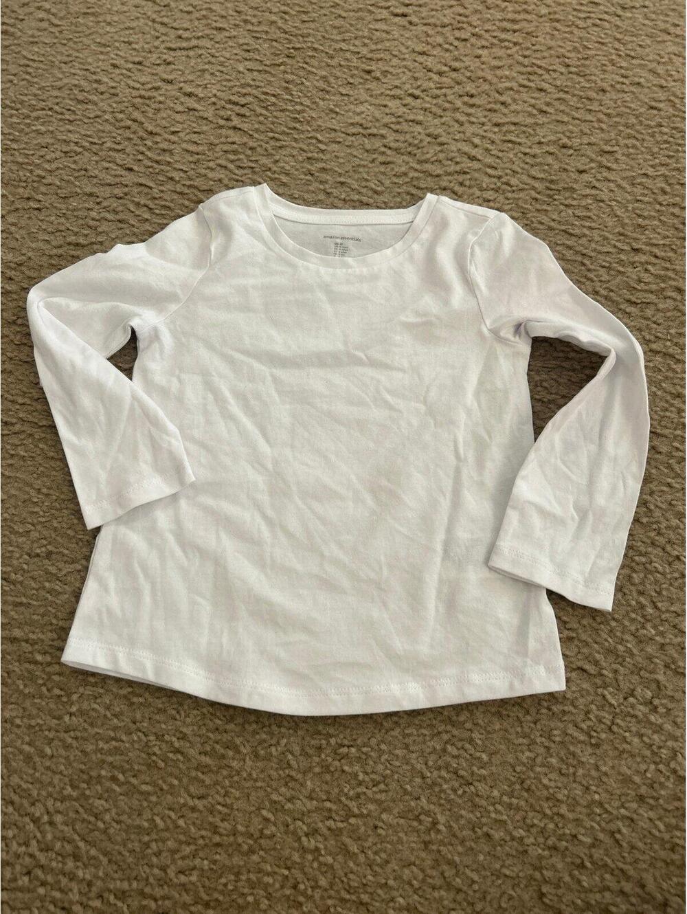 C317 4t top shirt long sleeve white